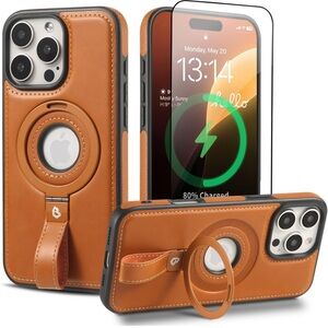 leather phone case for iphone 16 promo max